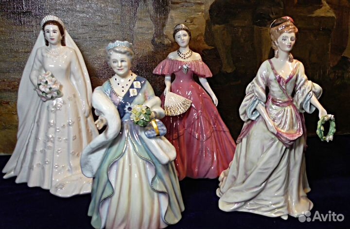 Royal Doulton.Королева Елизавета мать.Статуэтка