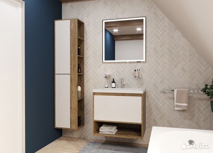 Тумба с раковиной Эстет Монако