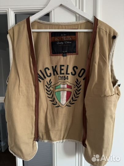 Кожаная куртка мужская пилот