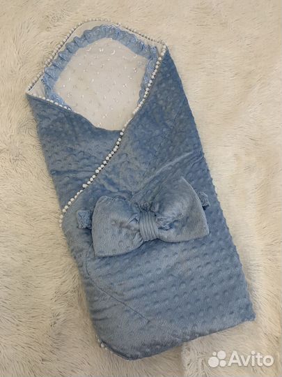 Конверт-одеяло на выписку весна/лето