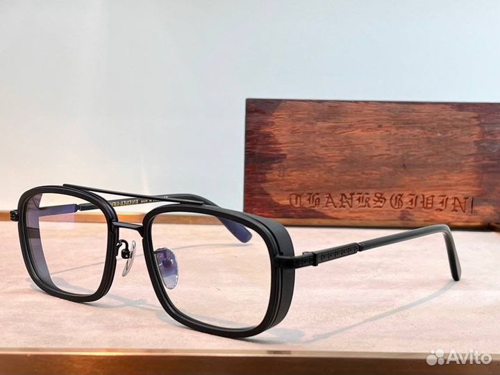 Очки chrome hearts прозрачные