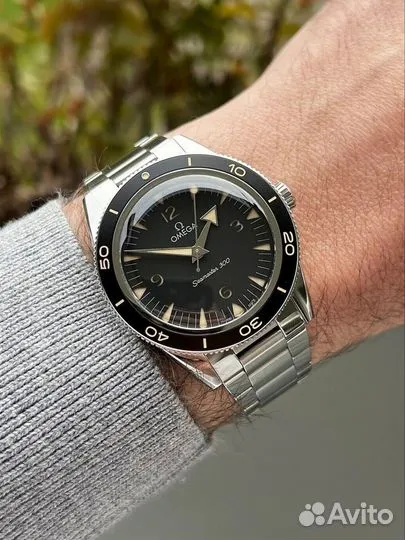 Часы Omega Seamaster 300 чёрные