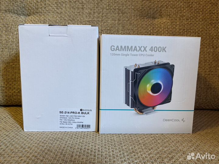 Кулер id-cooling se-214-xt, deepcool gammaxx 400k