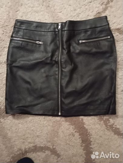 Кожаная юбка