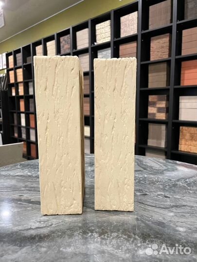 Кирпич лицевой пшеничное лето рустик завода Керма