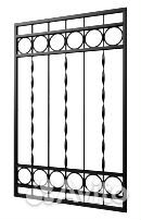 Сварная решетка на окно № 51