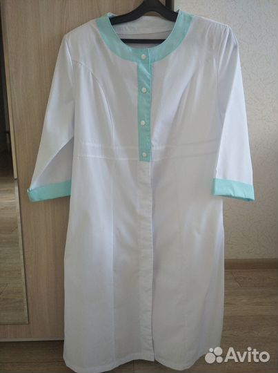 Мед халат хлопок100 р-р 44-46