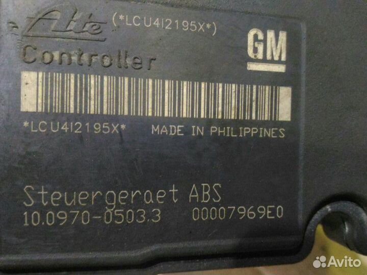 Блок abs Opel Astra H 2009