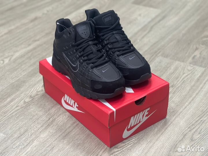 Зимние Кроссовки Nike P 6000 Mid Black (41-45)