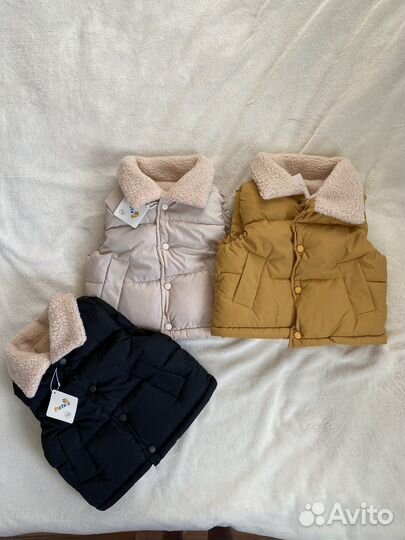 Жилетка детская утепленная