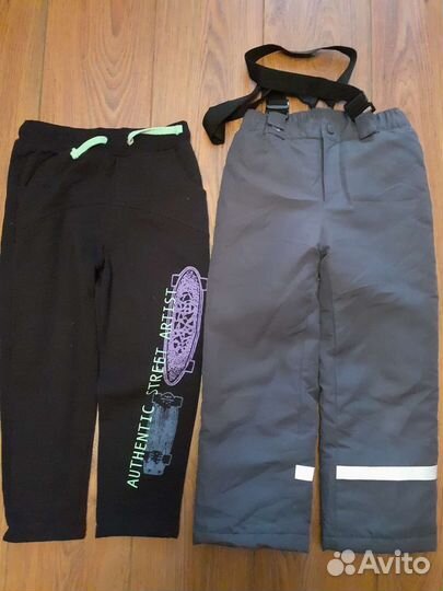 Вещи пакетом на мальчика 122р