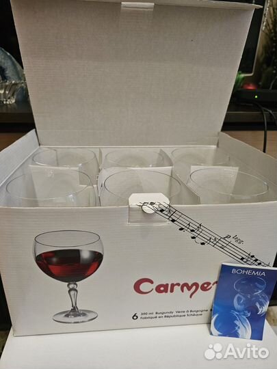 Бокалы 6 штук новые