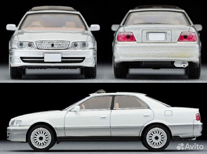 Toyota Chaser Avante G(белая и серебристая) Tomica