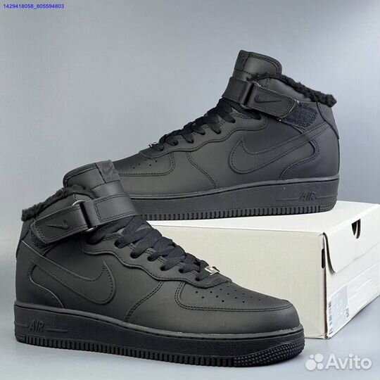 Кроссовки Nike Air Force 1 High (с мехом) (Арт.15516)