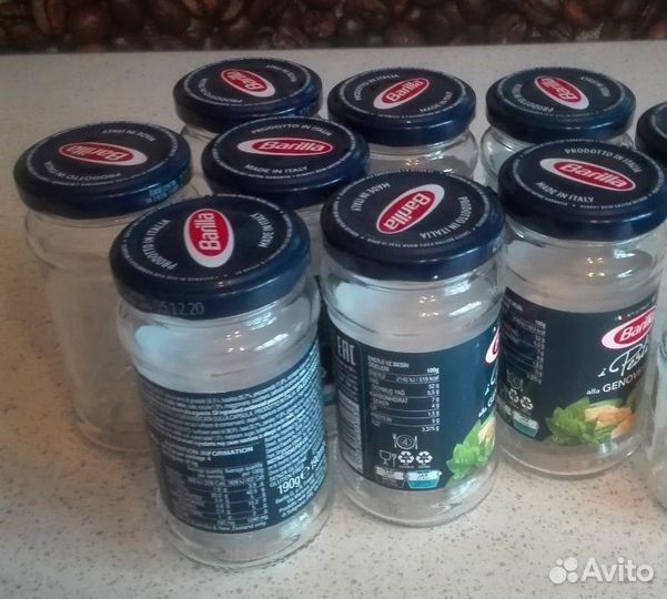 Стеклянная банка с крышкой 23 шт объем 200 мл