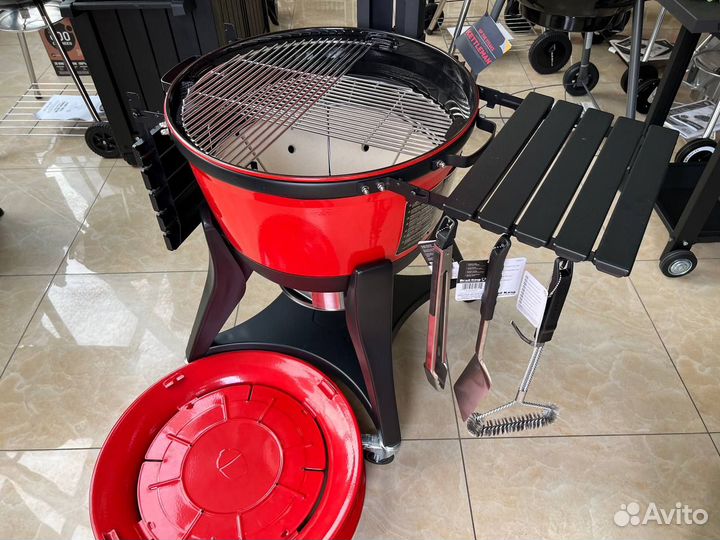 Угольный Гриль KamadoJoe Kettle Joe Red гриль, 57