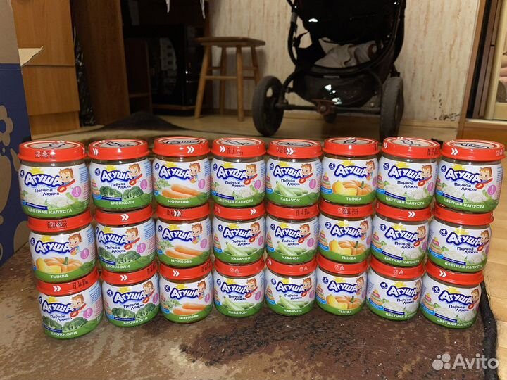 Овощное пюре агуша