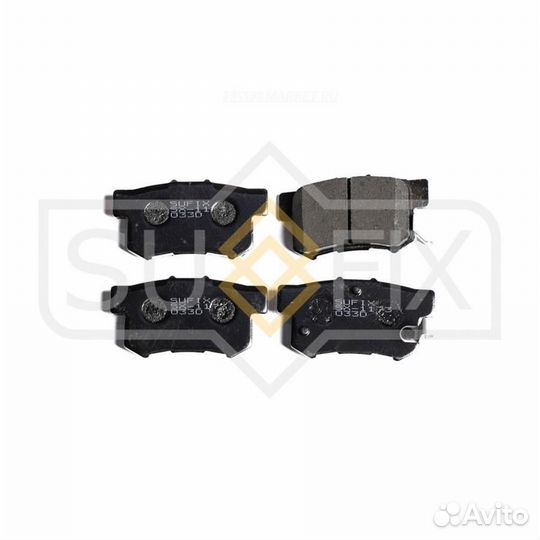 Sufix SX-1173 Колодки тормозные дисковые зад прав