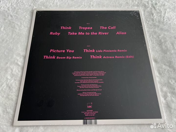 Kaleida Think NEW pink vinyl LP