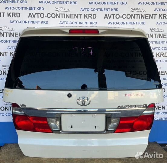 Дверь 5-я Toyota Alphard MNH15 1MZ