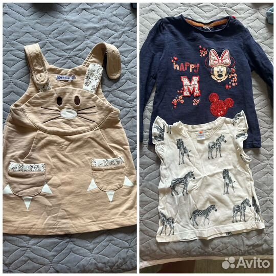 Вещи пакетом на девочку 86-92