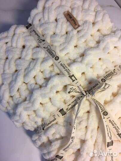 Вязанный плед детский