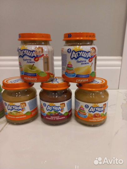 Детское фруктовое пюре агуша