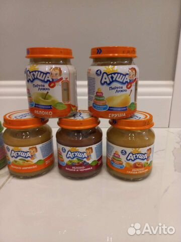 Детское фруктовое пюре агуша