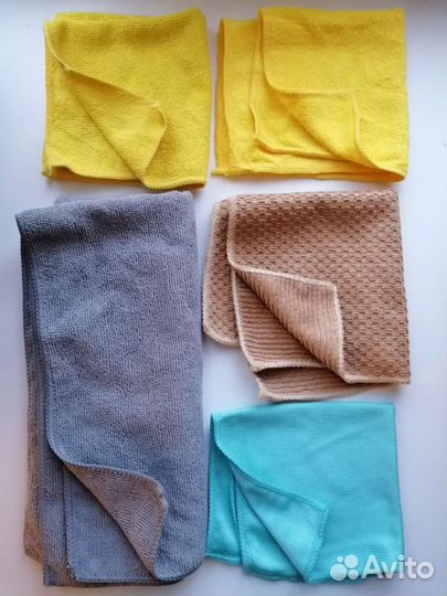 Набор тряпок для уборки микрофибра