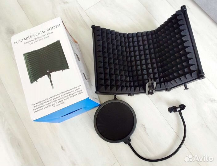 Акустический экран + Поп фильтр