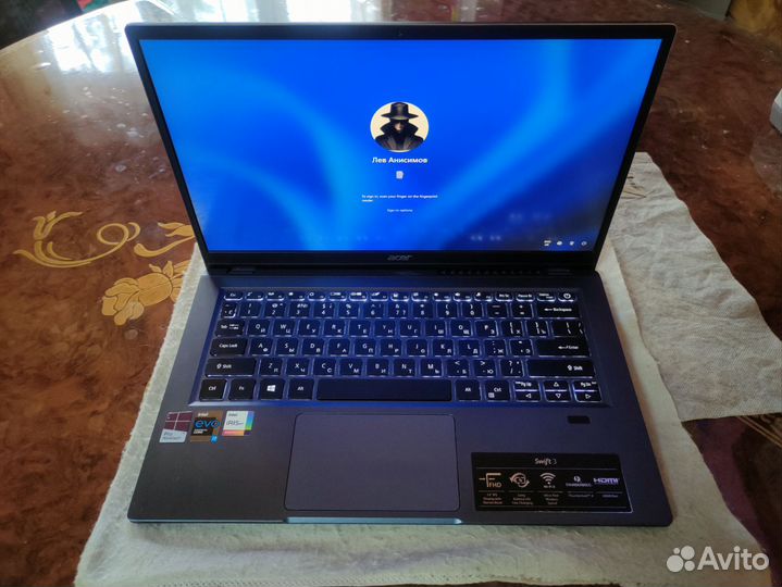 Intel Evo-ультрабук Acer Swift 3