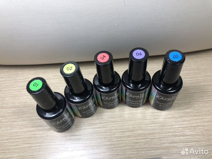 Цветные базы для ногтей