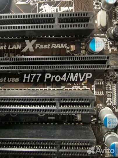 Мат. плата Asrock H77 Pro4/MVP+I5 3450