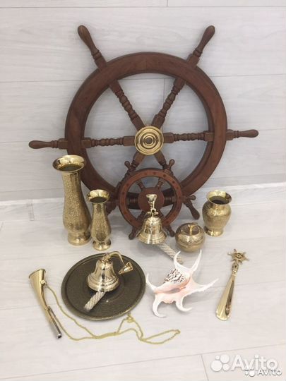 Корабельные Якоря Штурвалы И Рынды