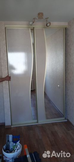 Двери для шкафа купе с зеркалом бу/торг