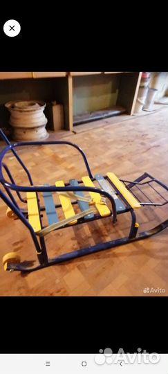 Коляска санки