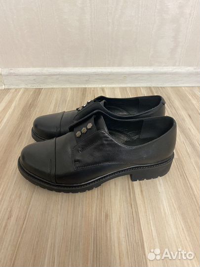 Кожанные ботинки