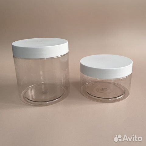 Банки пэт 250, 500 мл с крышками