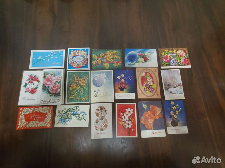 Советские открытки. 8 марта