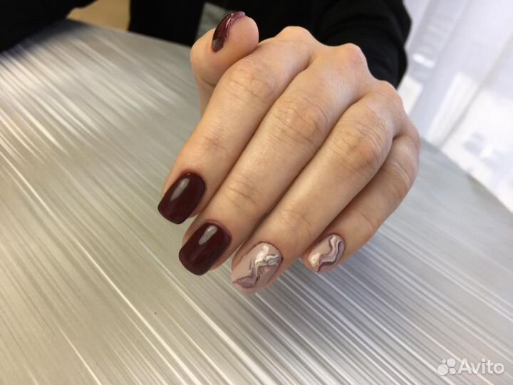 Маникюр гель лак