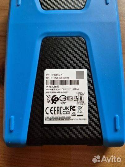 Внешний жёсткий диск adata 1tb