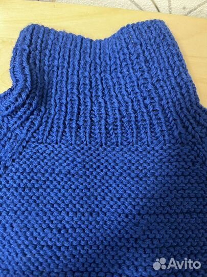 Воротник манишка домашней вязки