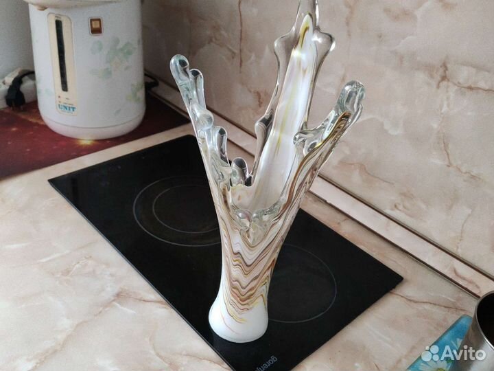 Ваза цветное стекло