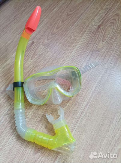 Маска подвод с трубкой. Очки. Доставка