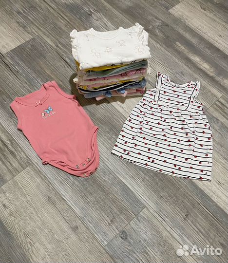 Вещи пакетом на девочку 74