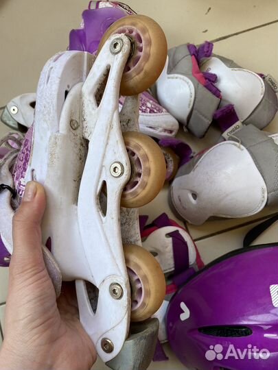 Ролики раздведные детские 26-29