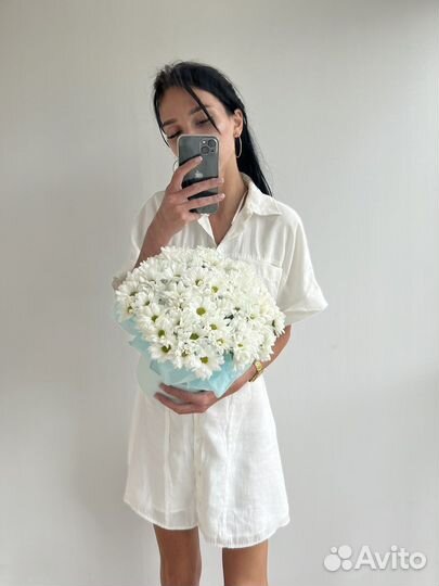 Шляпная коробка ромашек