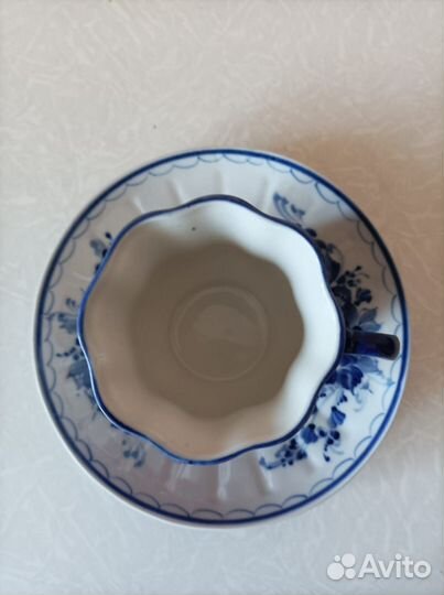 Гжель. Чайная пара