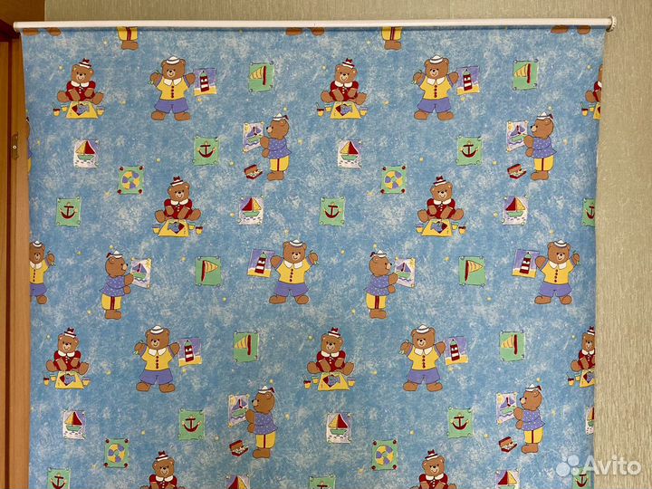 Жалюзи рулонные тканевые для детской