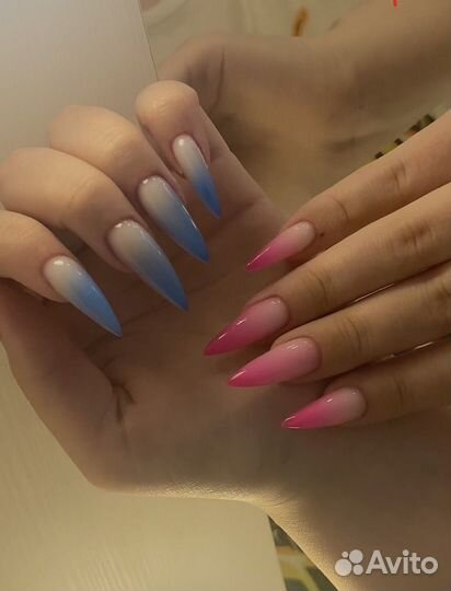 Маникюр/педикюр с покрытием/ Наращивание ногтей